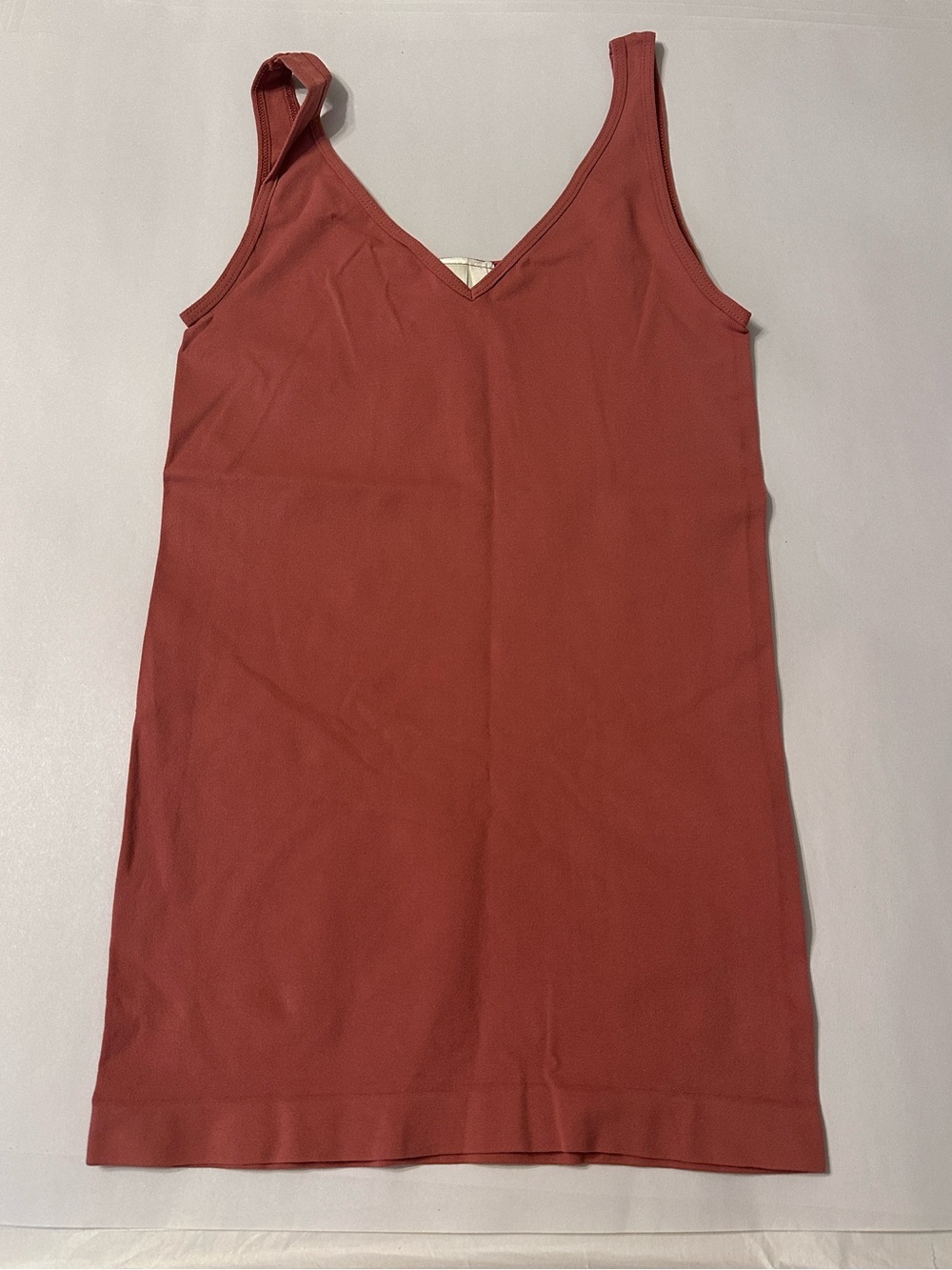 Eloise Anthropologie Dusty Red Seamless Tank - NWOT - Size S